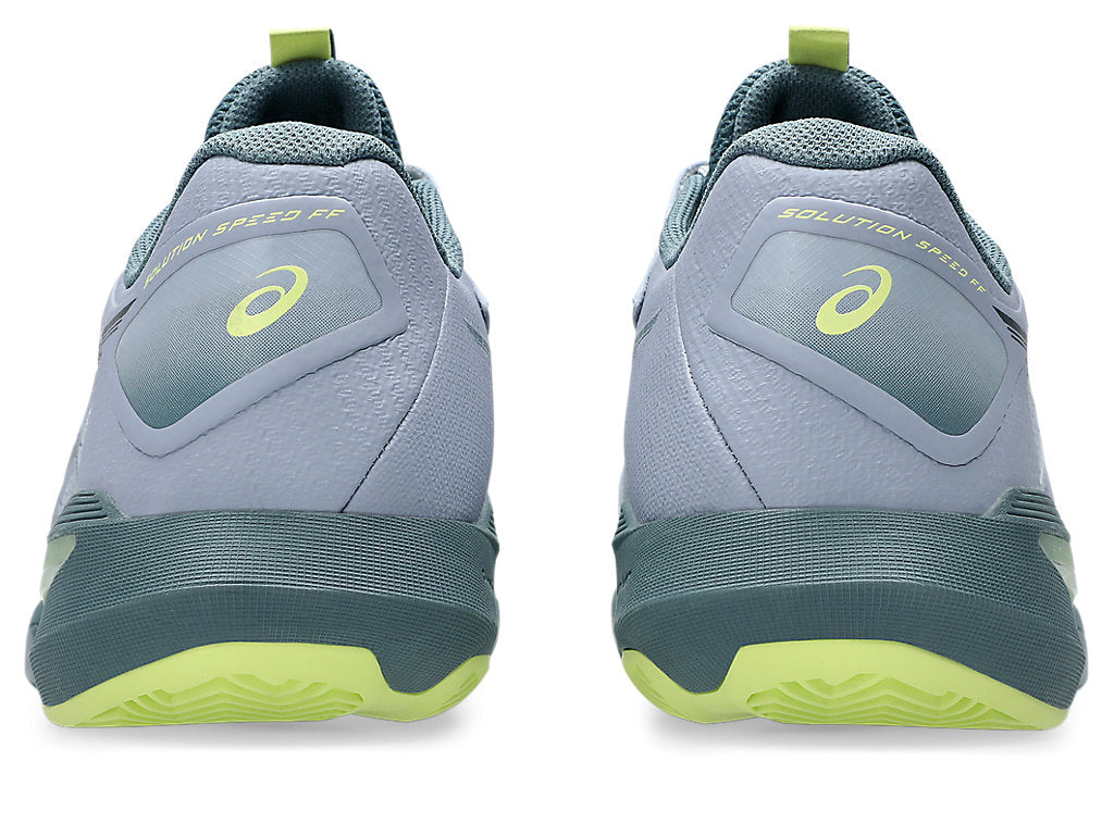 Asics Men's SOLUTION SPEED FF 4 CLAY Tennis Shoes in Grey Blue/Ironclad