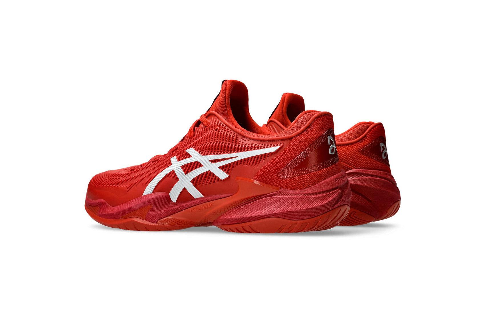 Asics Men's COURT FF 3 NOVAK Tennis Shoes in Rust/White