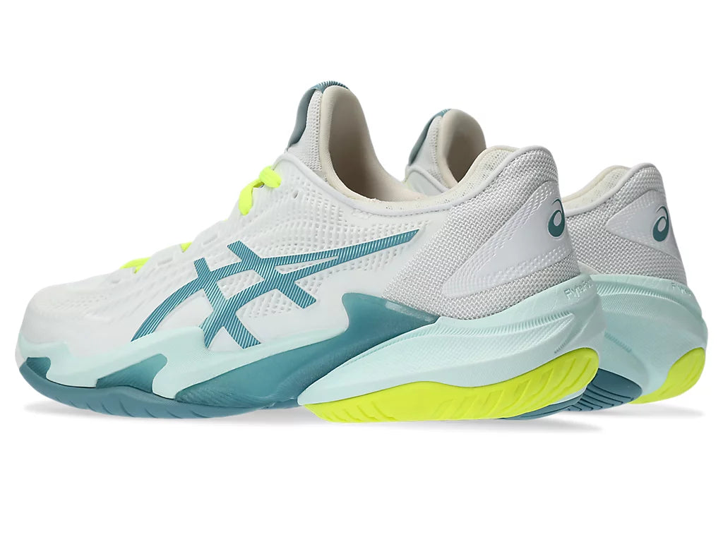 Asics Women's COURT FF 3 Tennis Shoes in White/Soothing Sea