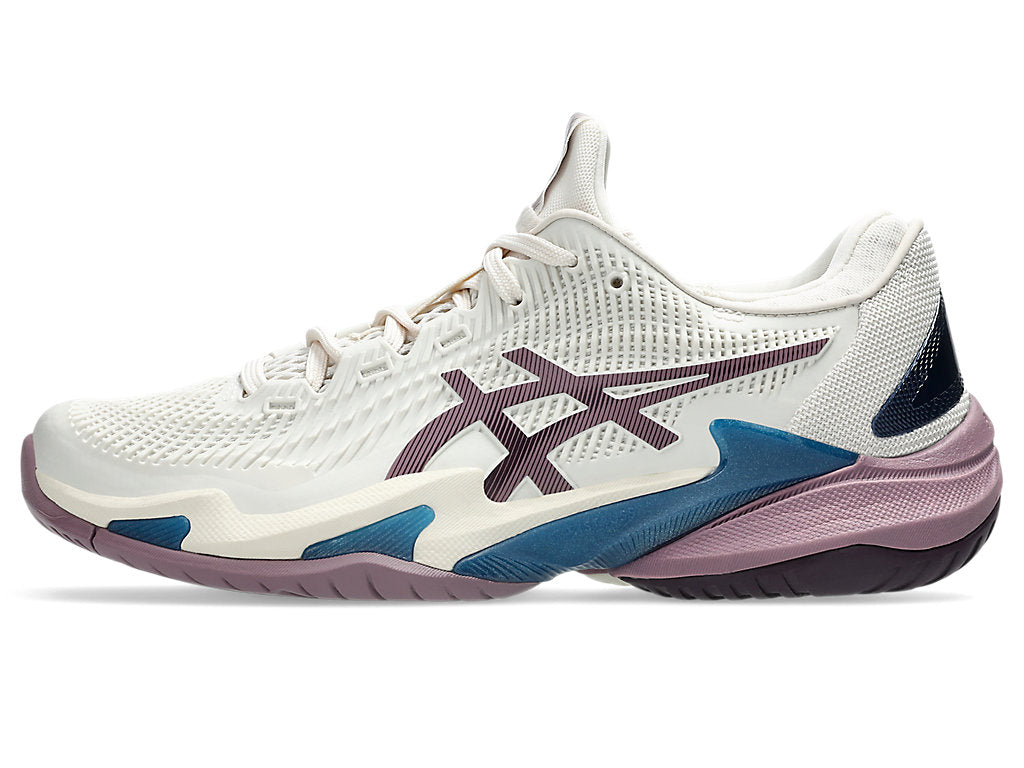 Asics Women's COURT FF 3 Tennis Shoes in Soft Oat/Dusty Mauve