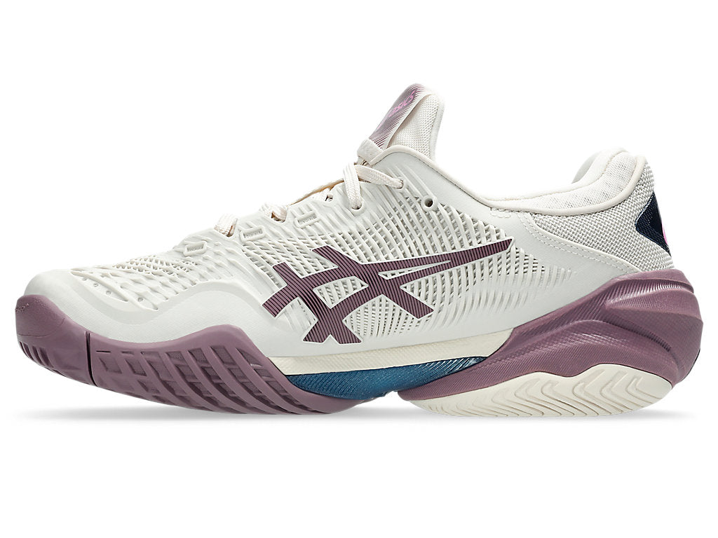 Asics Women's COURT FF 3 Tennis Shoes in Soft Oat/Dusty Mauve