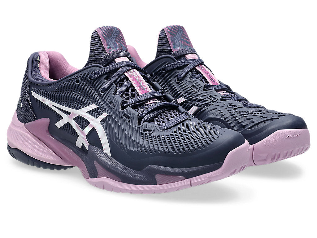 Asics Women's COURT FF 3 Tennis Shoes in Indigo Fog/White