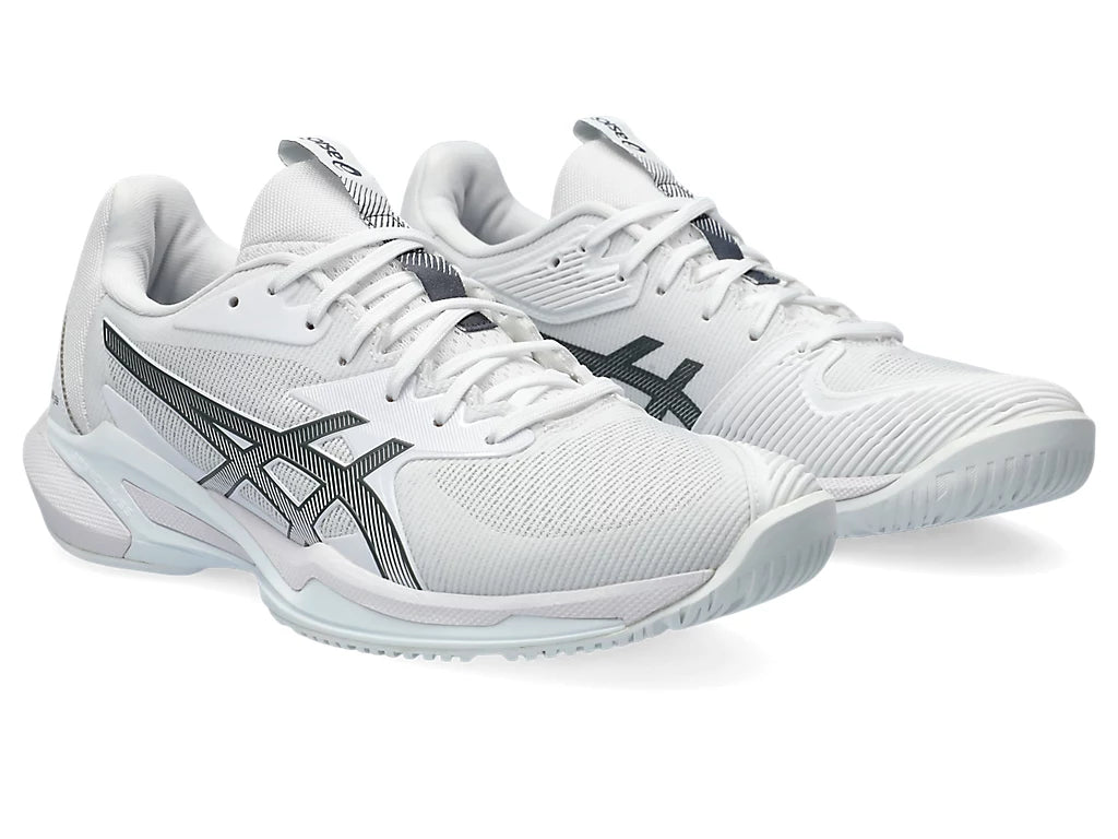 Asics Women's Solution Speed FF 3 Tennis Shoes in White/Metropolis