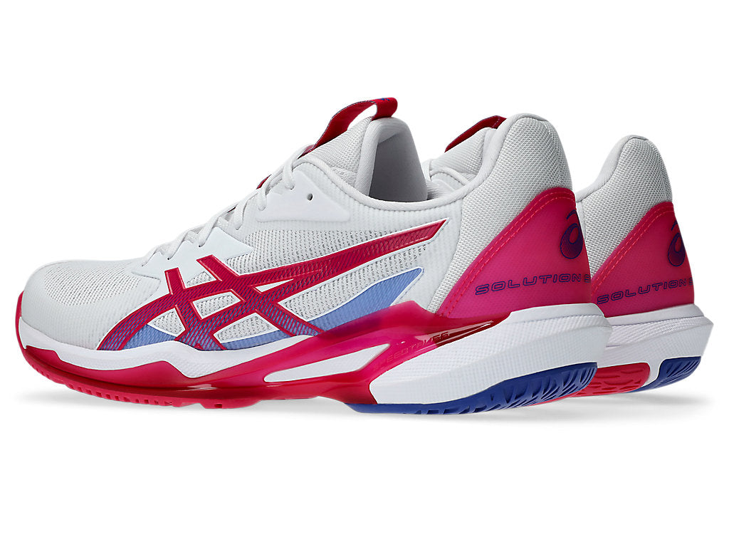 Asics Women's SOLUTION SPEED FF 3 Tennis Shoes in White/Bright Rose