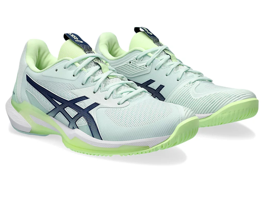 Asics Women's SOLUTION SPEED FF 3 Tennis Shoes in Pale Mint/Blue Expanse