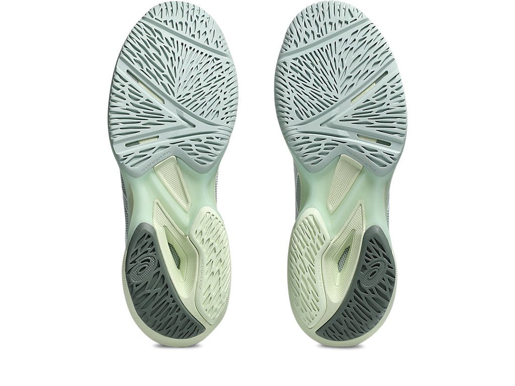 Asics Women's SOLUTION SPEED FF 3 Tennis Shoes in Lichen Rock/White