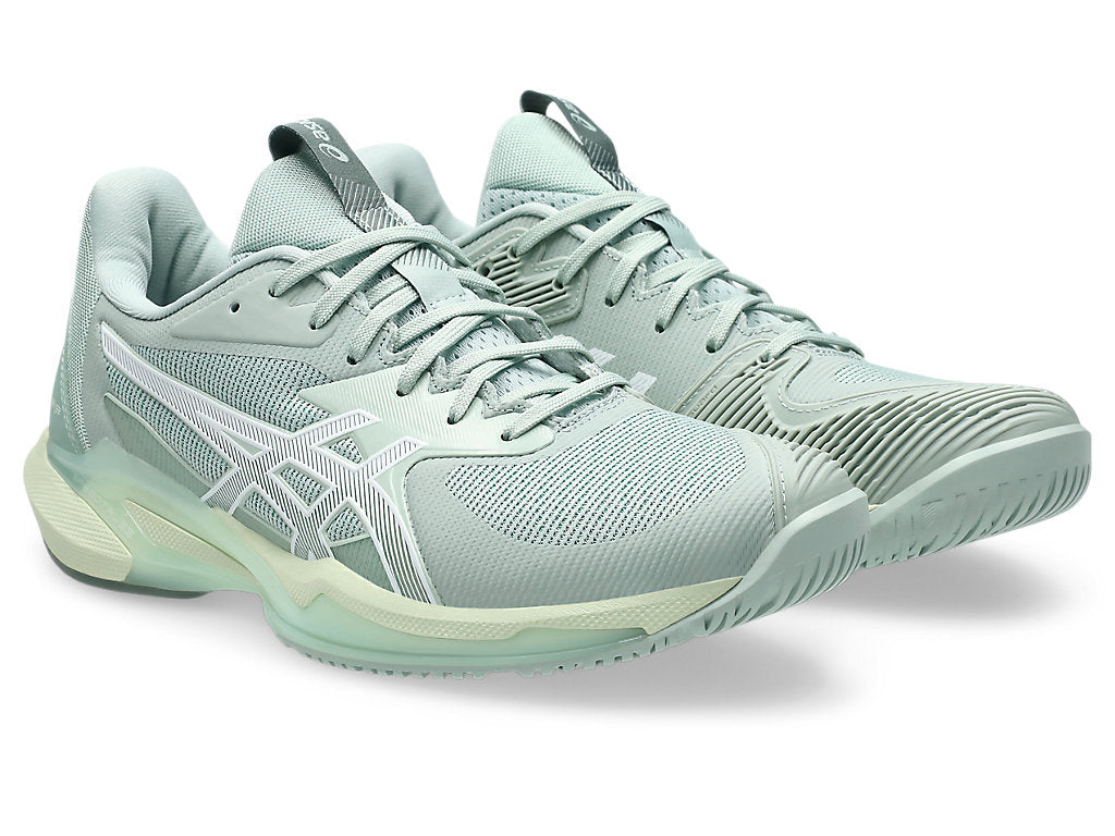 Asics Women's SOLUTION SPEED FF 3 Tennis Shoes in Lichen Rock/White