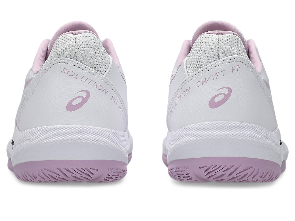 Asics Women's SOLUTION SWIFT FF 2 Tennis Shoes in White/Ube