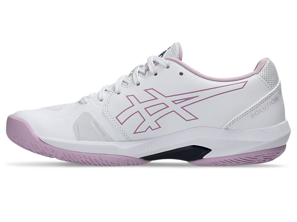 Asics Women's SOLUTION SWIFT FF 2 Tennis Shoes in White/Ube