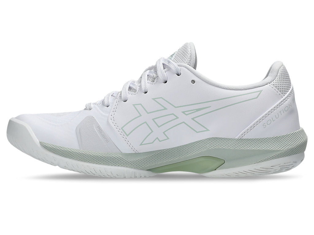 Asics Women's SOLUTION SWIFT FF 2 Tennis Shoes in White/Lichen Rock