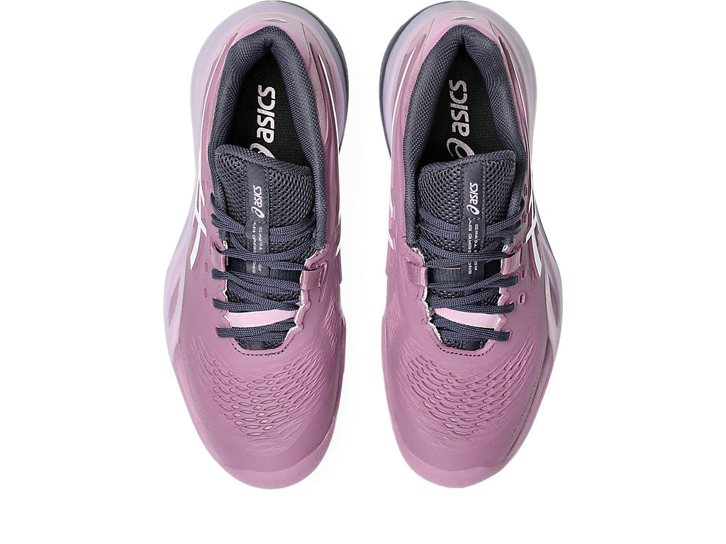 Asics Women's GEL-RESOLUTION X CLAY Tennis Shoes in Ube/White