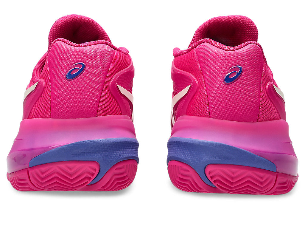 Asics Women's GEL-RESOLUTION X CLAY Tennis Shoes in Bright Rose/Cream