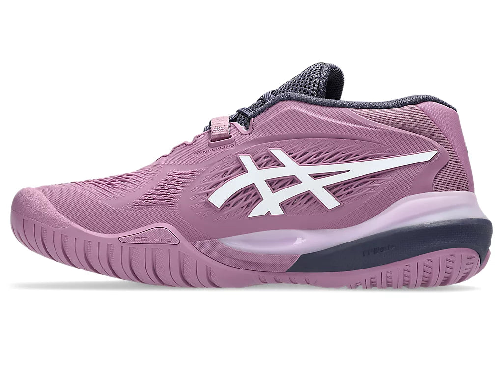 Asics Women's GEL-RESOLUTION X Wide (D) Tennis Shoes in Ube/White