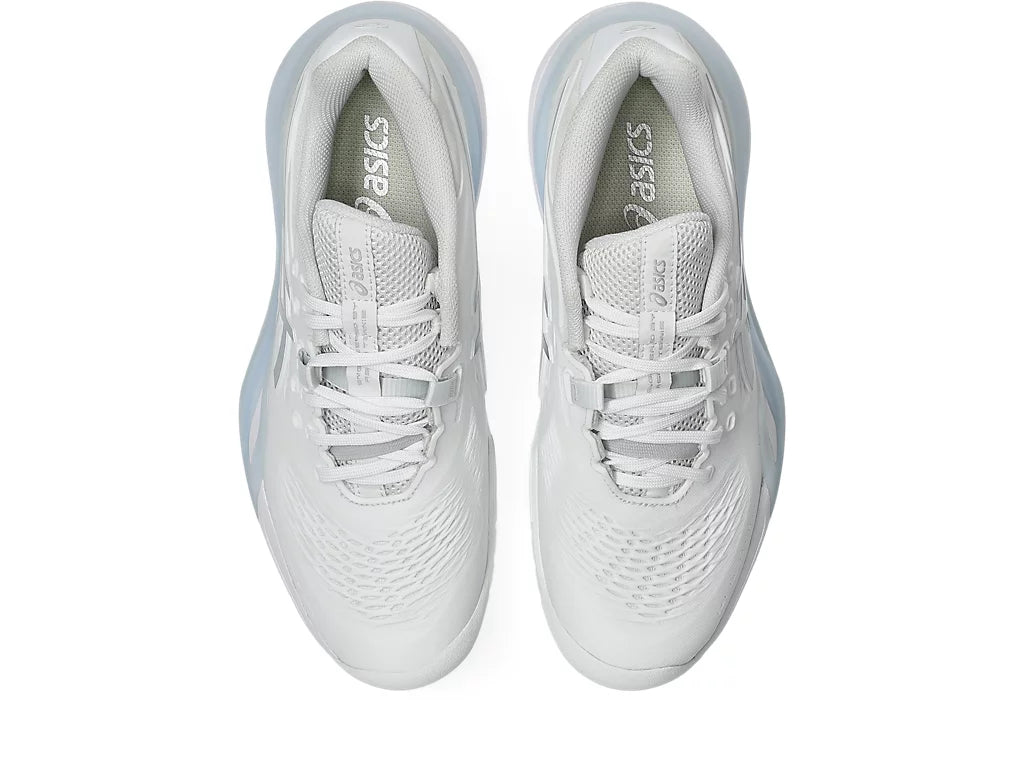 Asics Women's GEL-RESOLUTION X Tennis Shoes in White/Pure Silver