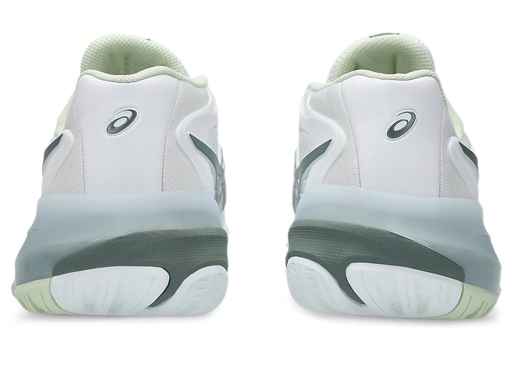 Asics Women GEL-RESOLUTION X Tennis Shoes in White/Monument Blue