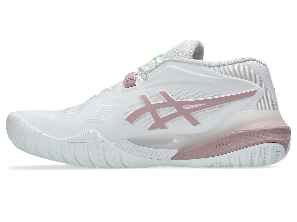 Asics Women's GEL-RESOLUTION X Tennis Shoes in White/Morganite