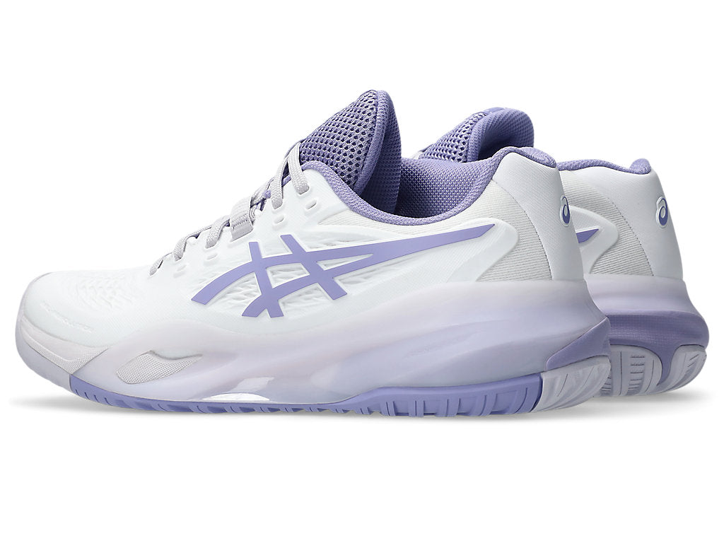 Asics Women's GEL-RESOLUTION X Tennis Shoes in White/Bluebell