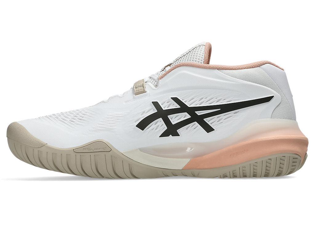 Asics Women's GEL-RESOLUTION X Tennis Shoes in White/Black Coffee