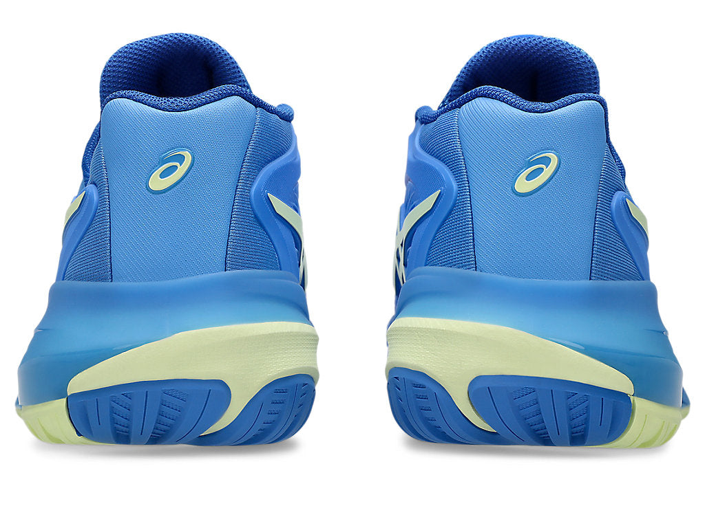 Asics Women's GEL-RESOLUTION X Tennis Shoes in Blue Coast/Huddle Yellow