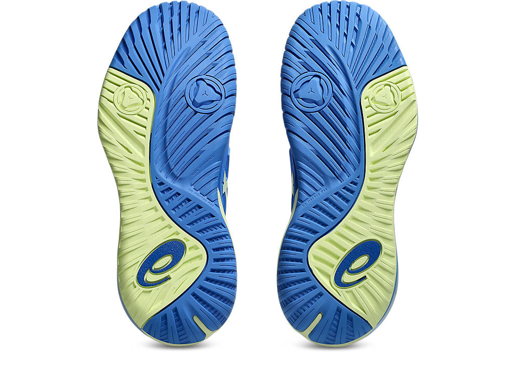 Asics Women's GEL-RESOLUTION X Tennis Shoes in Blue Coast/Huddle Yellow