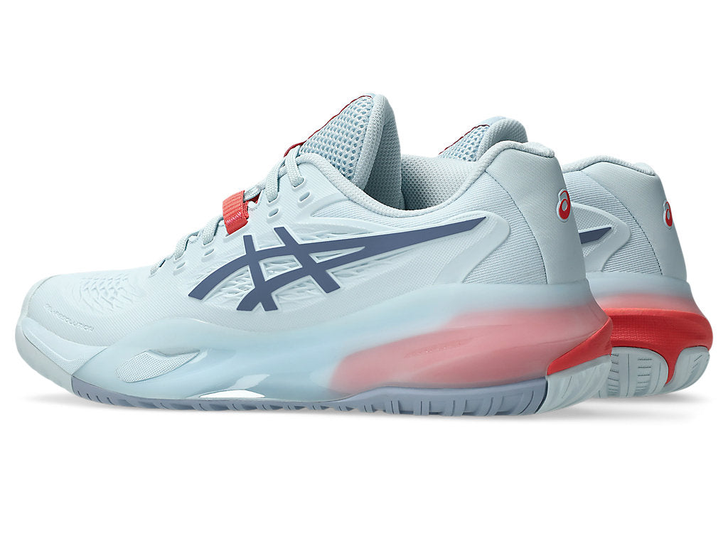 Asics Women's GEL-RESOLUTION X Tennis Shoes in Sky/Grey Blue
