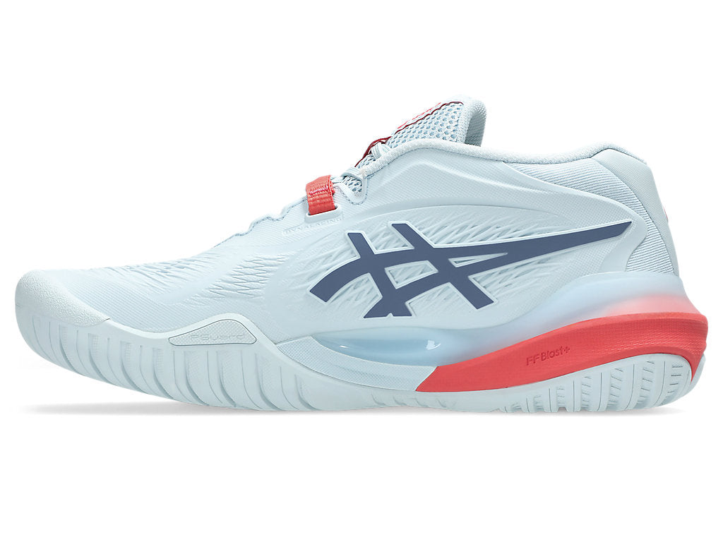 Asics Women's GEL-RESOLUTION X Tennis Shoes in Sky/Grey Blue