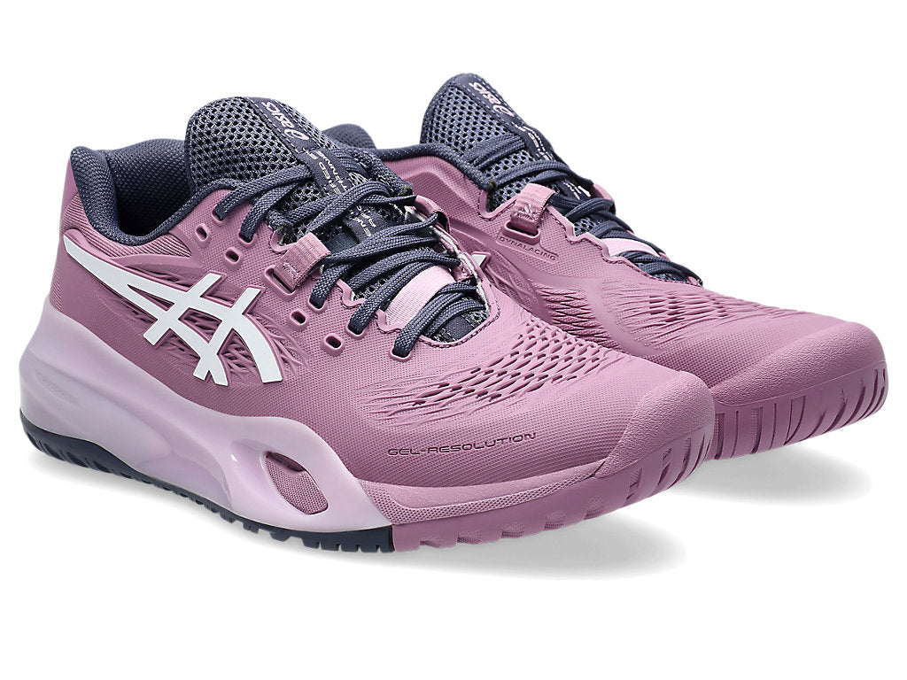Asics Women's GEL-RESOLUTION X Tennis Shoes in Ube/White