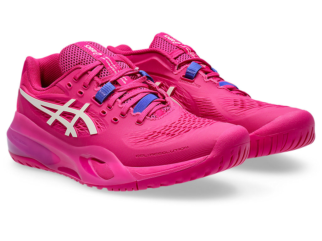 Asics Women GEL-RESOLUTION X Tennis Shoes in Bright Rose/Cream