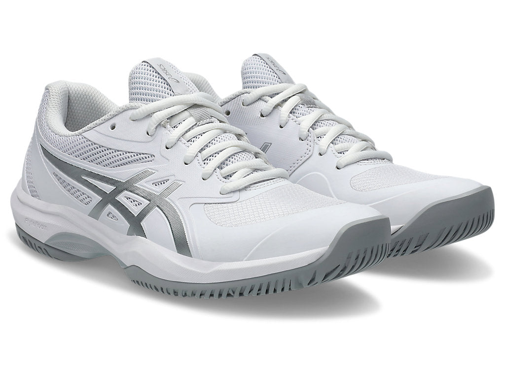 Asics Women's GAME FF Tennis Shoes in White/Pure Silver