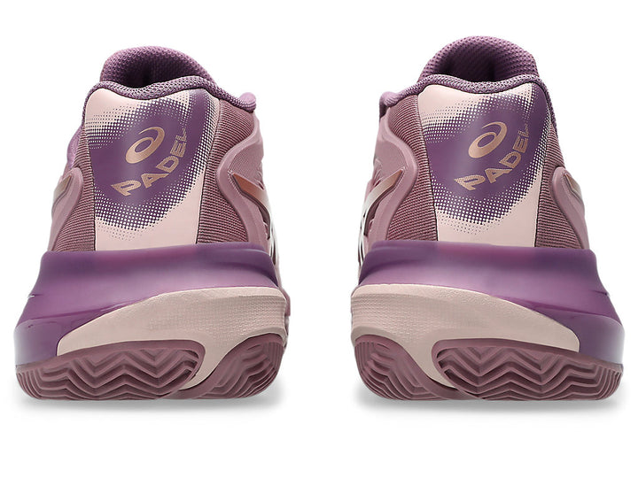 Asics Women GEL-RESOLUTION X PADEL Tennis Shoes in Purple Oxide/Rose Gold