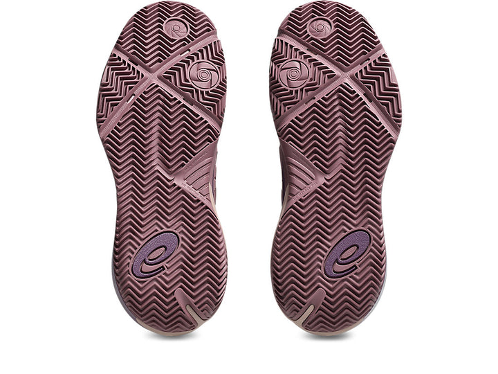 Asics Women GEL-RESOLUTION X PADEL Tennis Shoes in Purple Oxide/Rose Gold
