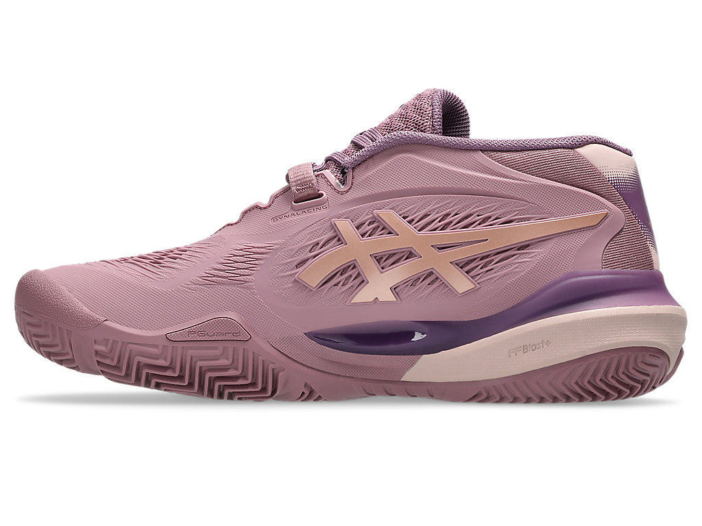 Asics Women GEL-RESOLUTION X PADEL Tennis Shoes in Purple Oxide/Rose Gold