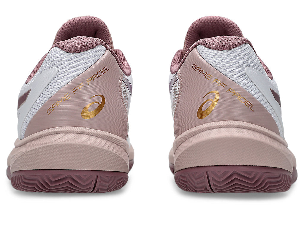 Asics Women's GAME FF PADEL Tennis Shoes in White/Purple Oxide