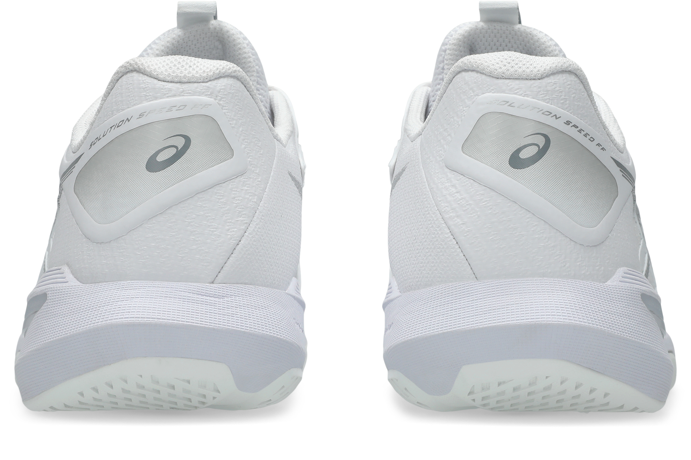 Asics Men's SOLUTION SPEED FF 4 Tennis Shoes in White/Pure Silver