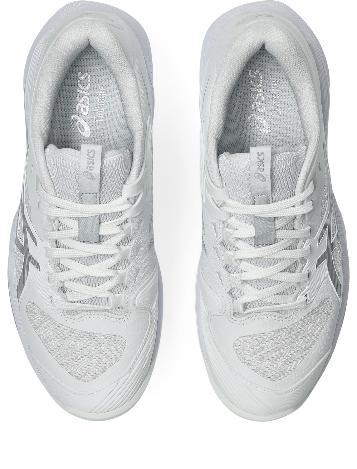 Asics Men's SOLUTION SPEED FF 4 Tennis Shoes in White/Pure Silver