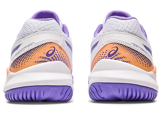 Asics Kids's GEL-RESOLUTION 9 GS Tennis Shoes in White/Amethyst