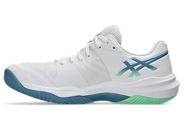 Asics Men's SKY ELITE FF 3 Volleyball Shoes in White/Saba Blue