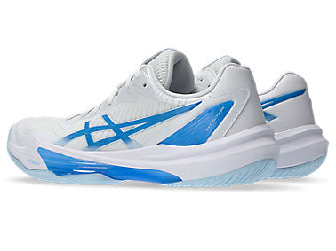 Asics Women's SKY ELITE FF 3 Volleyball Shoes in White/Blue Coast