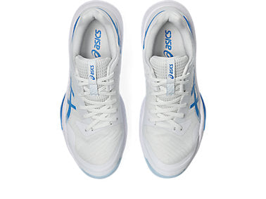 Asics Women's SKY ELITE FF 3 Volleyball Shoes in White/Blue Coast