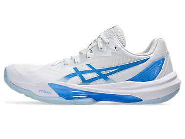 Asics Women's SKY ELITE FF 3 Volleyball Shoes in White/Blue Coast