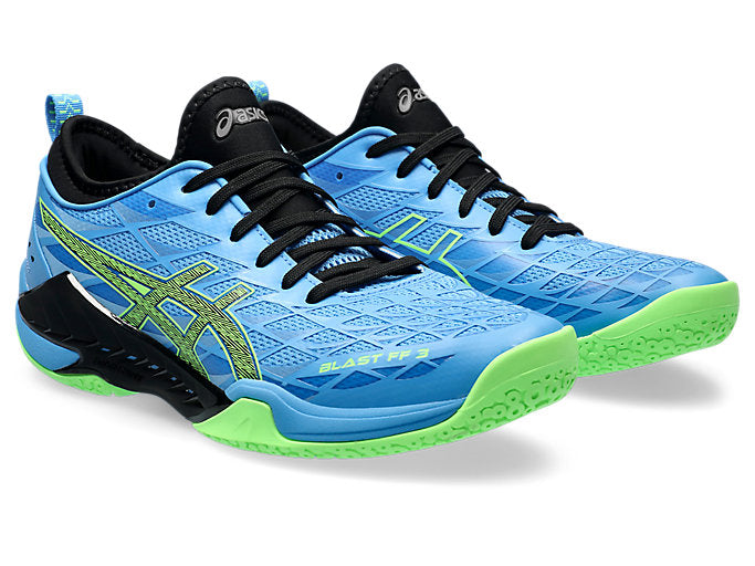 Asics Men's Blast FF 3 Running Shoes in Waterscape/Lime Burst