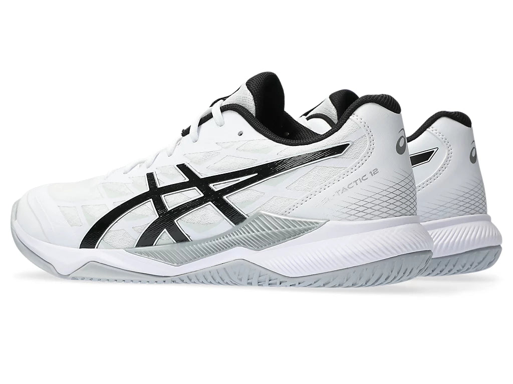 Asics Men's GEL-TACTIC 12 Indoor Shoes in White/Black