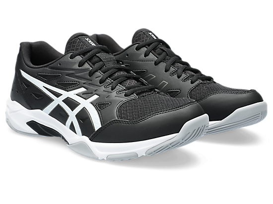 Asics Men`s GEL-ROCKET 11 Indoor Shoes in Black/Gunmetal