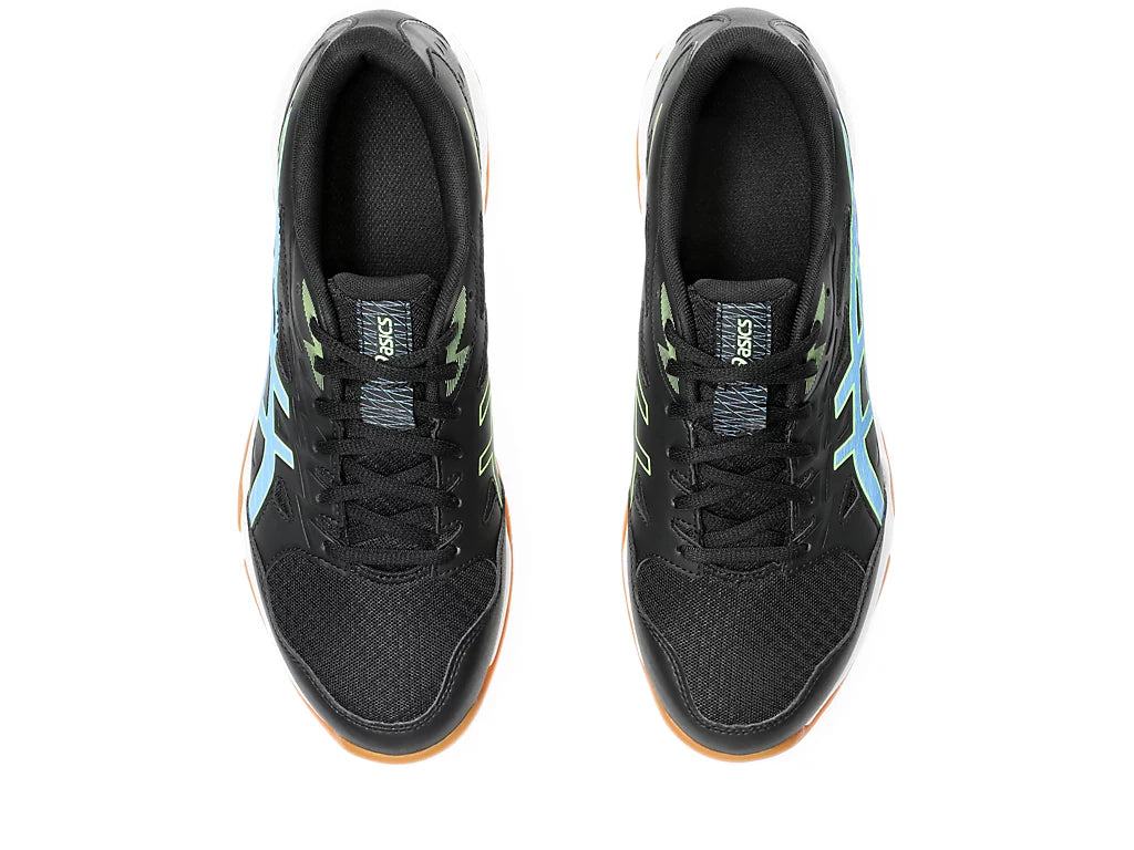 Asics Men's GEL-ROCKET 11 Indoor Shoes in Black/Waterscape