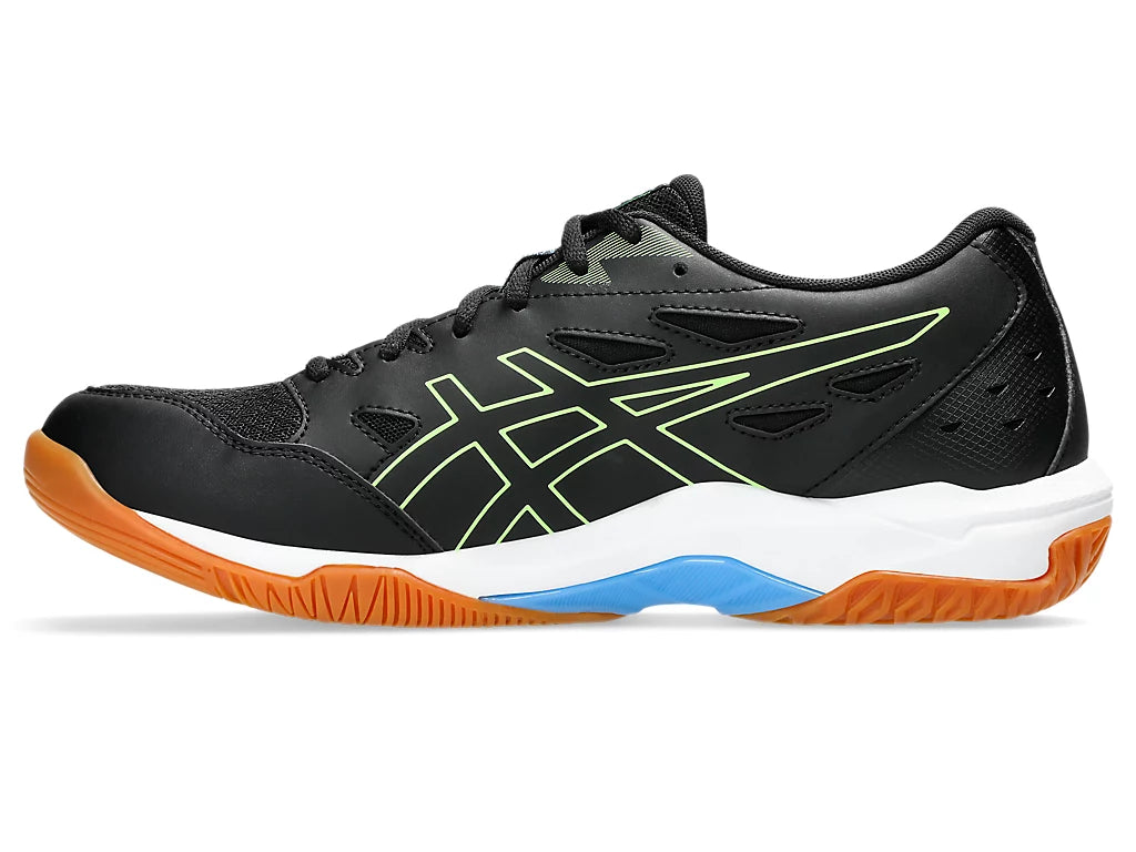 Asics Men's GEL-ROCKET 11 Indoor Shoes in Black/Waterscape