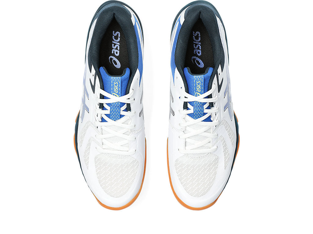 Asics Men's BLADE FF CPS Shoes in White/Illusion Blue