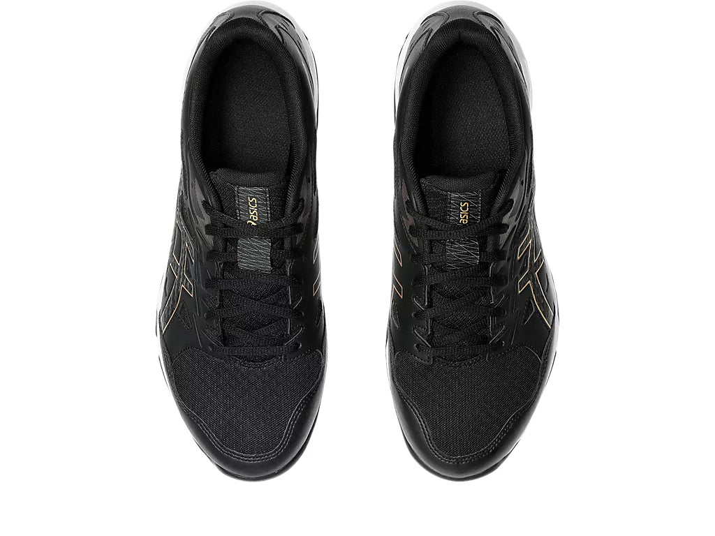 Asics Men's GEL-ROCKET 11 Wide (2E) Indoor Shoes in Black/Pure Gold