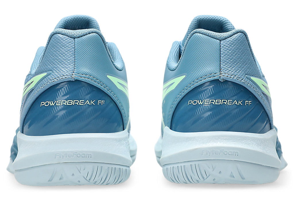 Asics Men's POWERBREAK FF Volleyball Shoes in Saba Blue/Menthol