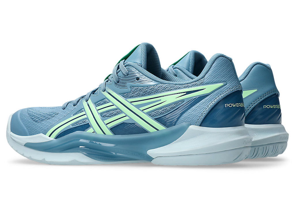 Asics Men's POWERBREAK FF Volleyball Shoes in Saba Blue/Menthol