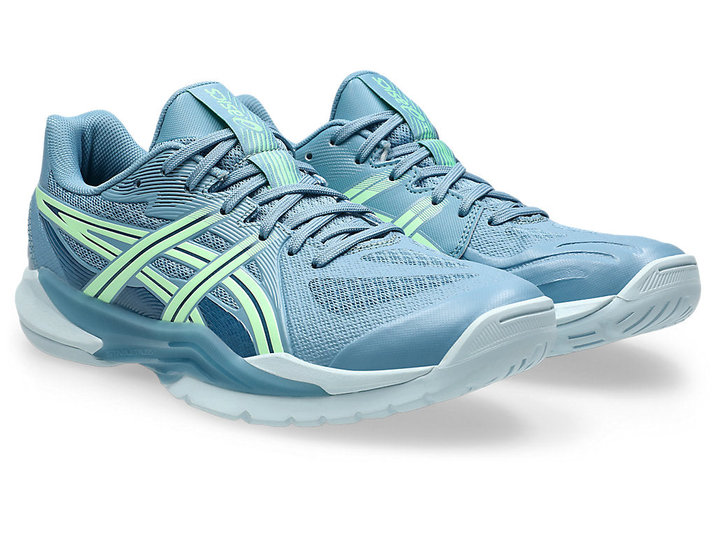 Asics Men's POWERBREAK FF Volleyball Shoes in Saba Blue/Menthol